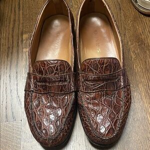Kevin’s Dark Brown Crocodile Loafers